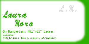 laura moro business card